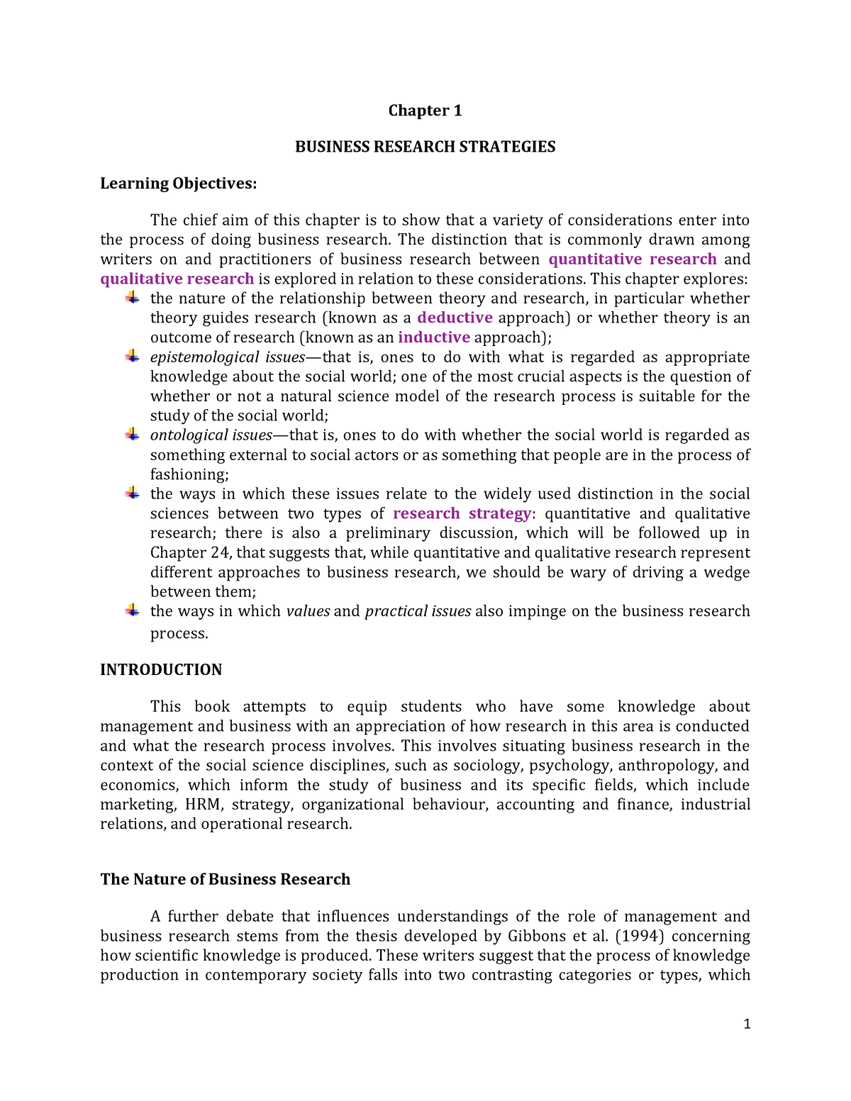 business research skills notes