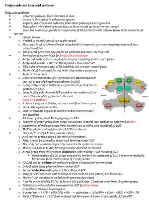 General structure+ classification of Lipids - Biochemistry - Studocu