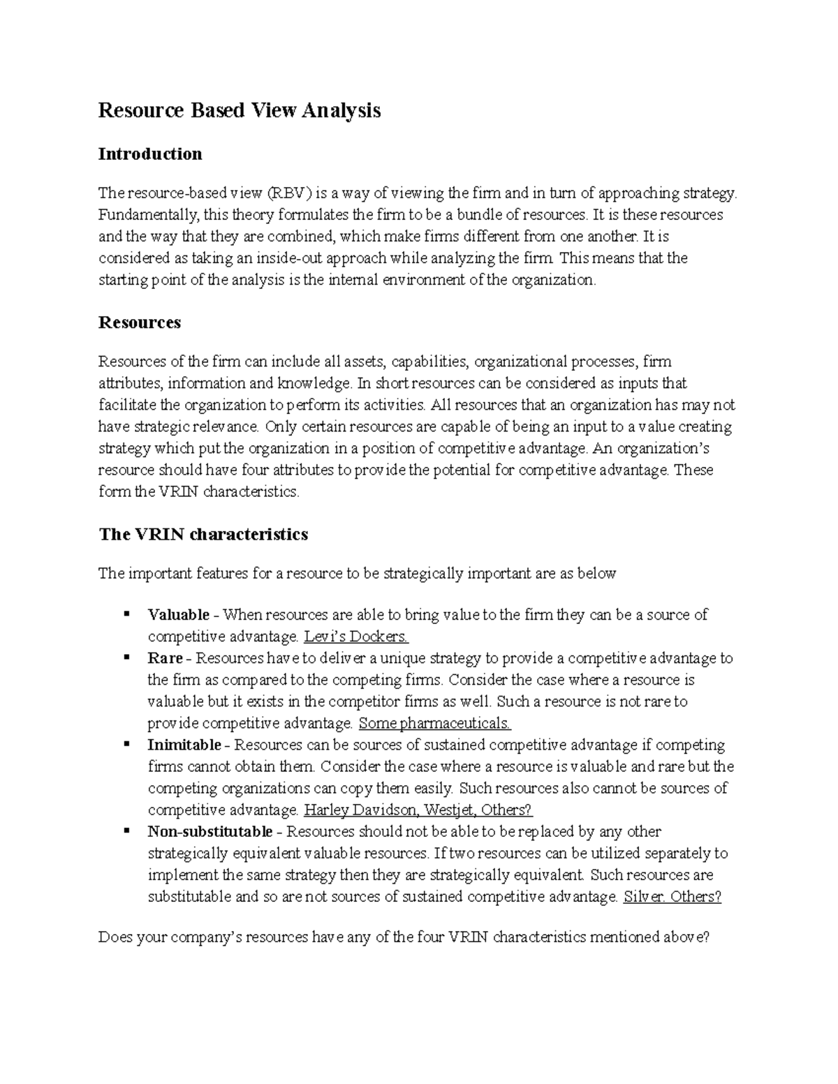 resource-based-view-class-notes-resource-based-view-analysis