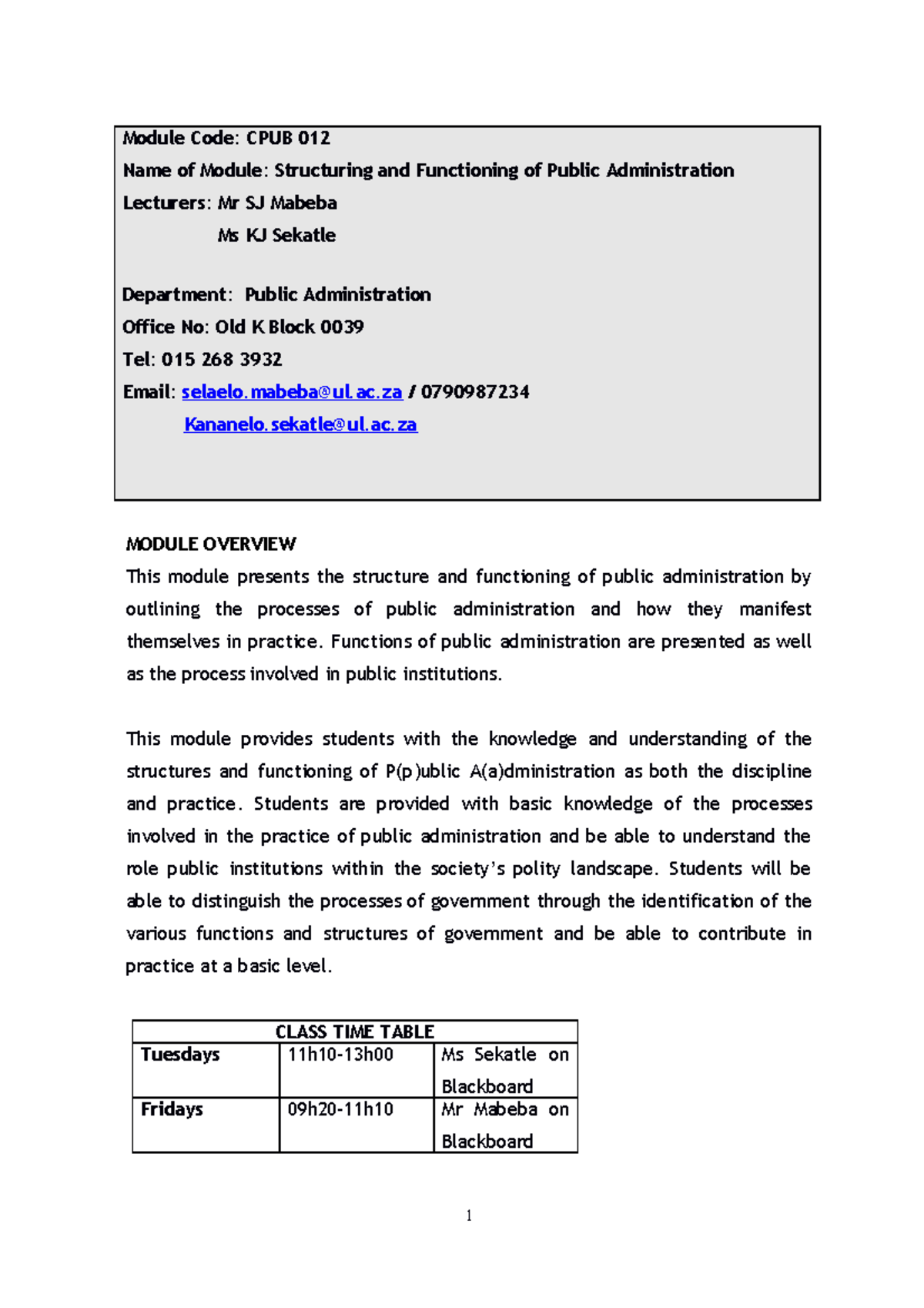 CPUB 012 outline 2023 - this document is about the information of the ...