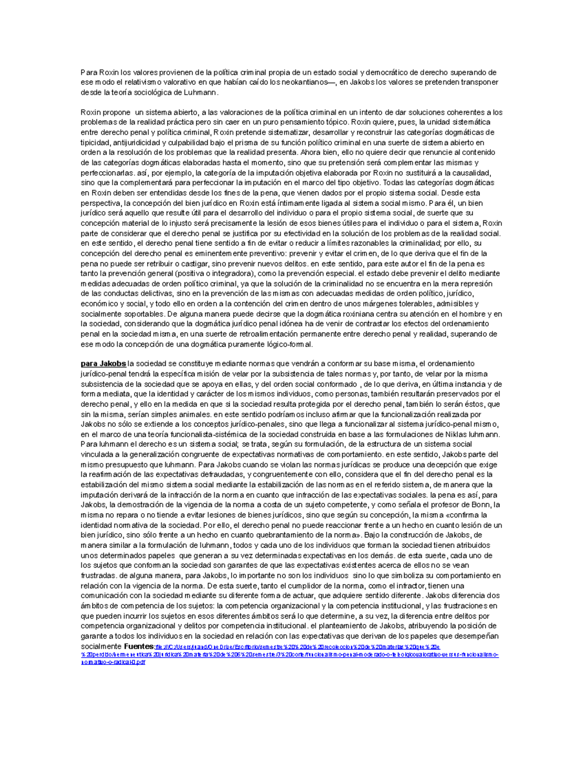 Parcial terminado mi parte juan david rojas martinez - Para Roxin los ...