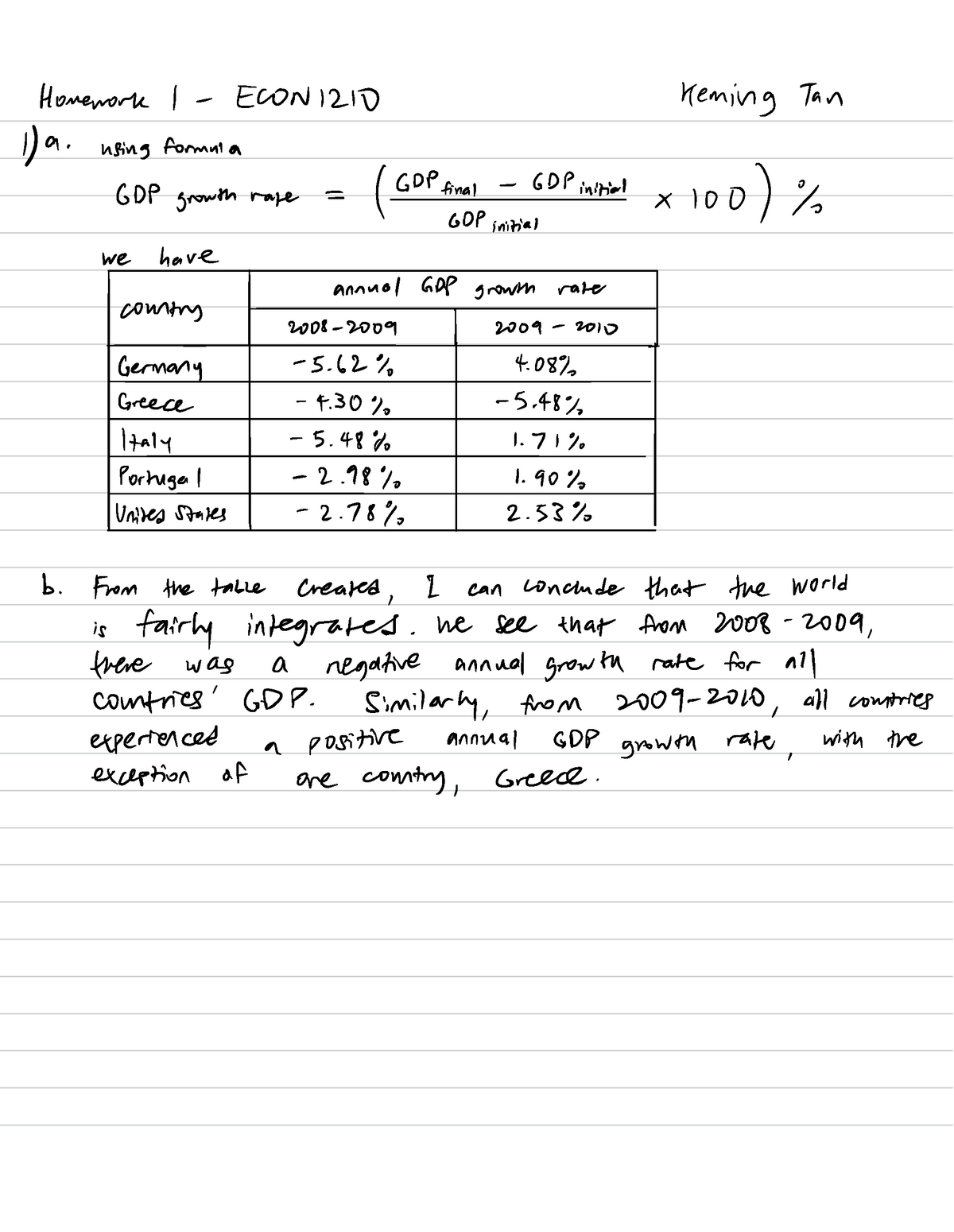 HW1 Answers - Worked Solutions For Problem Set 1. All Confirmed To Be ...