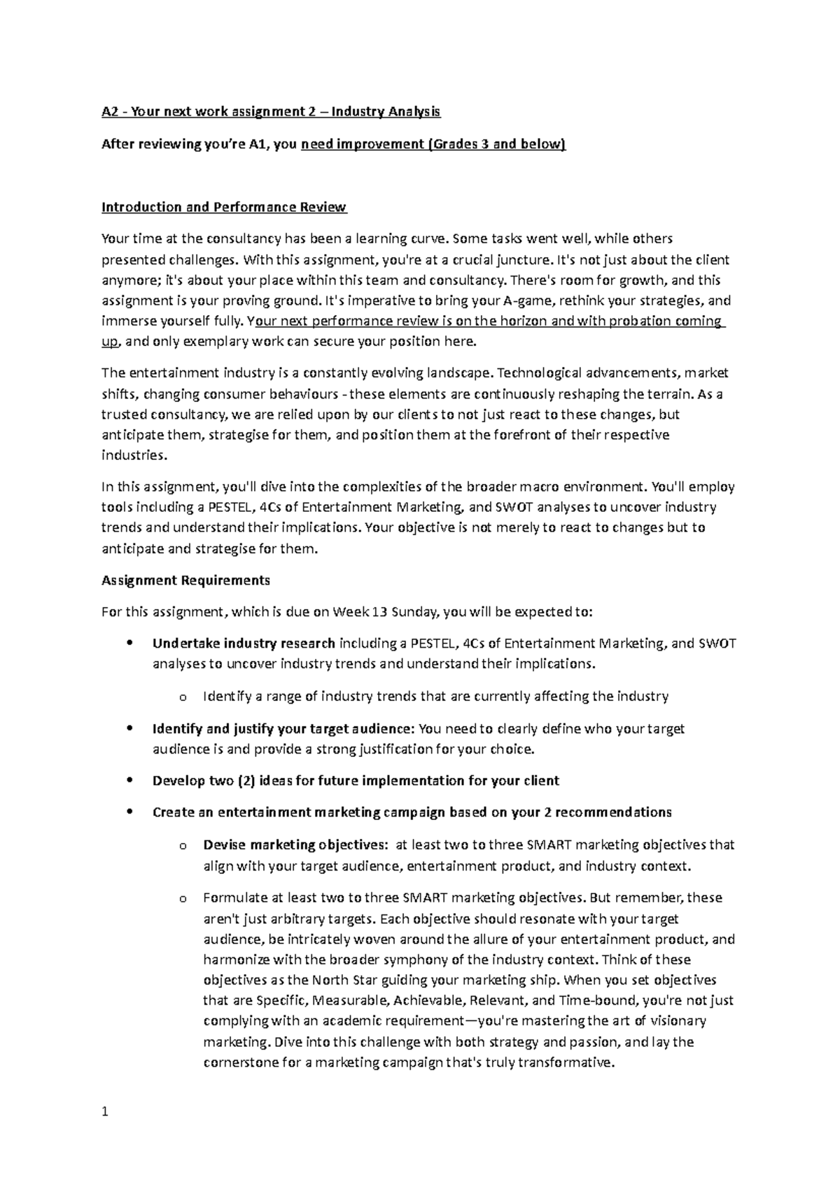 Assignment 2 rewrite Grades 3 and below - A2 - Your next work ...