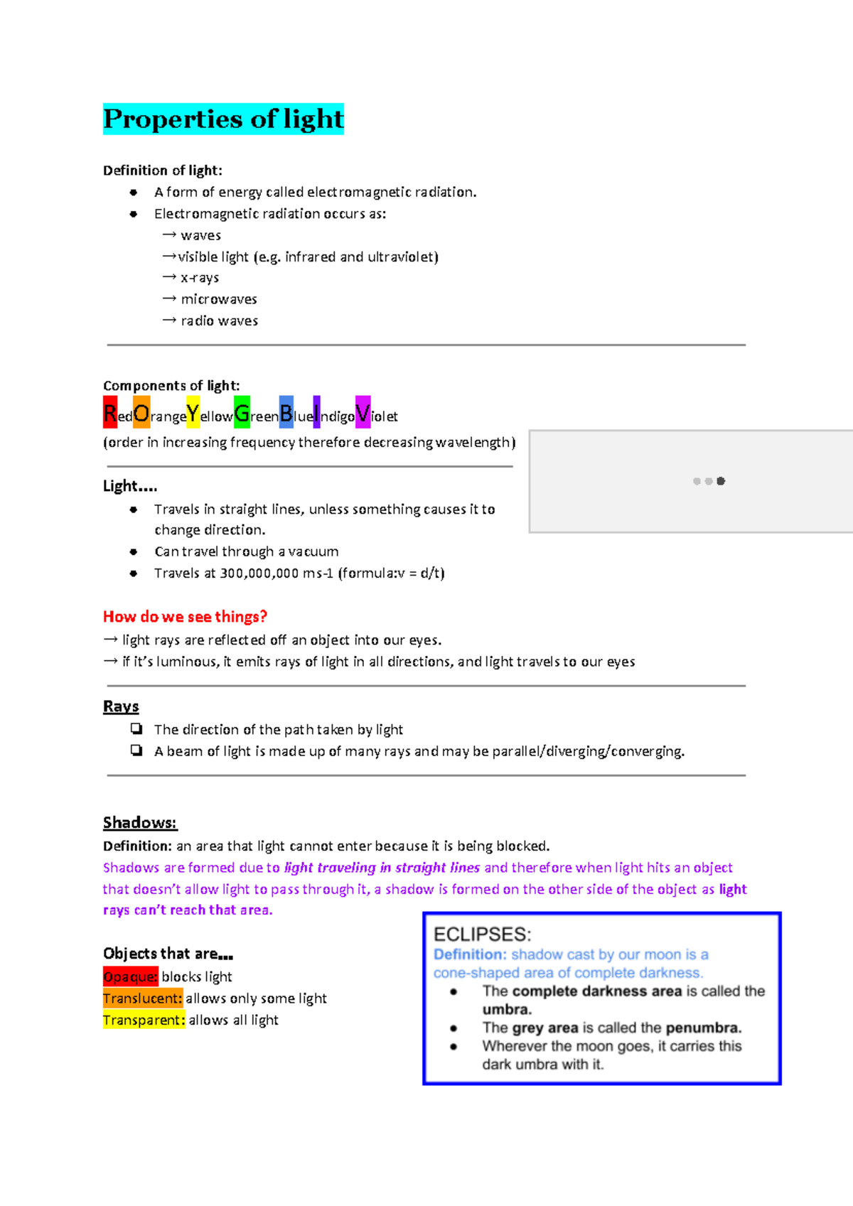 physics-160-notes-properties-of-light-definition-of-light-a-form-of