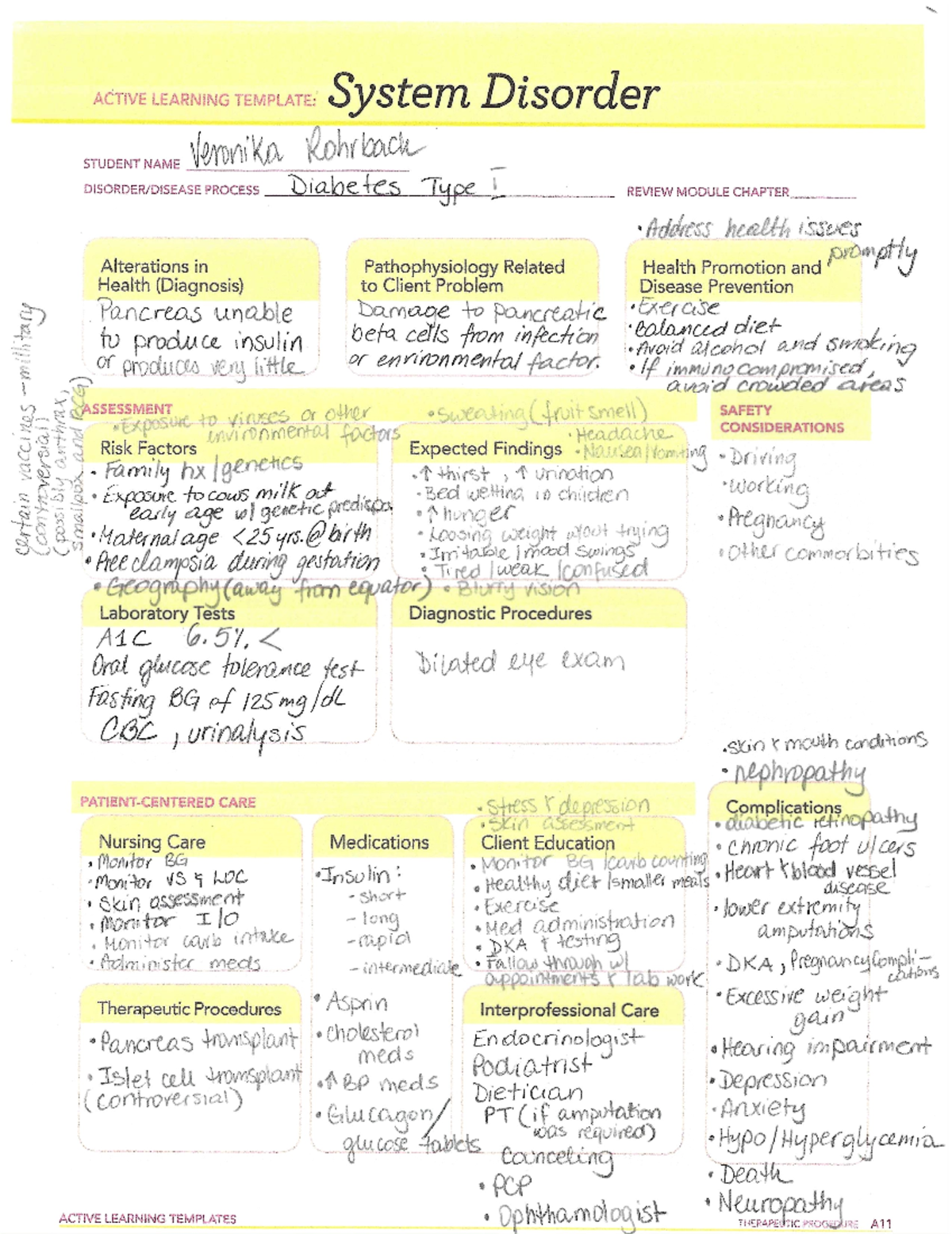 ati video case study diabetes type 1