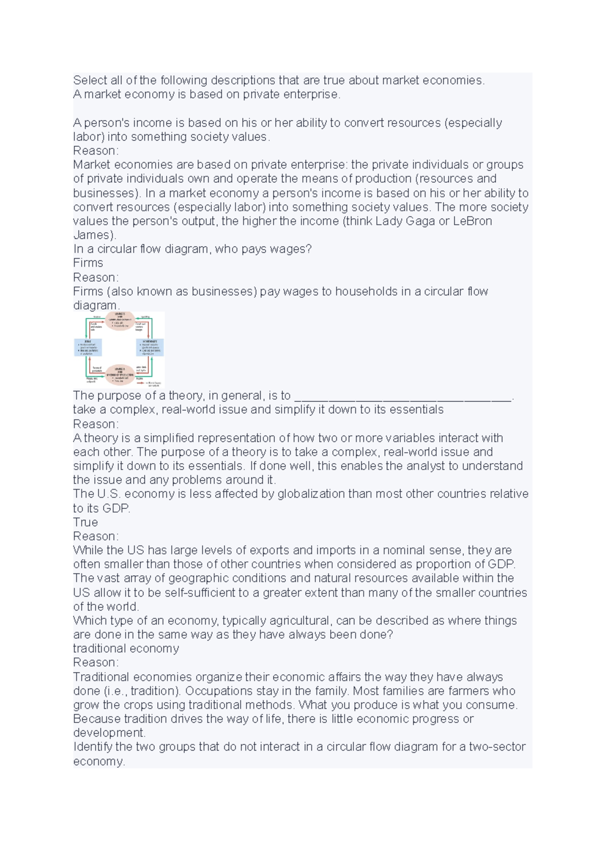 Microeconomics Bus 1103 Self Quiz - Select All Of The Following ...