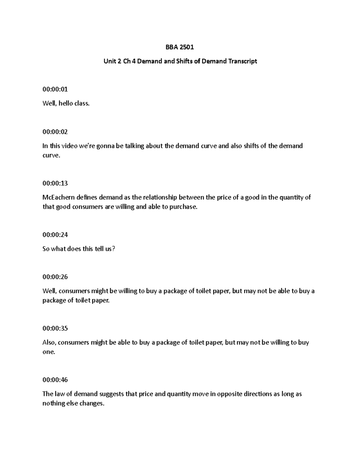 transcript-unit-2-chapter-4-demand-curve-and-shifts-bba-2501-unit-2