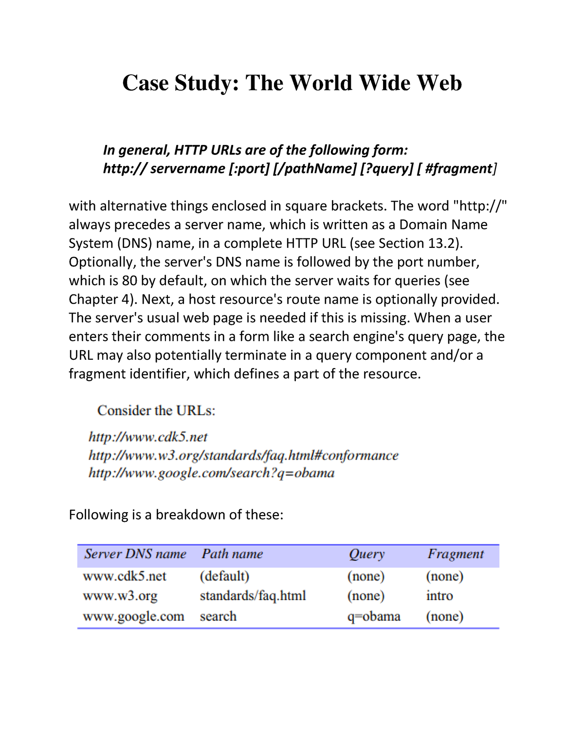 case study world wide web in distributed system