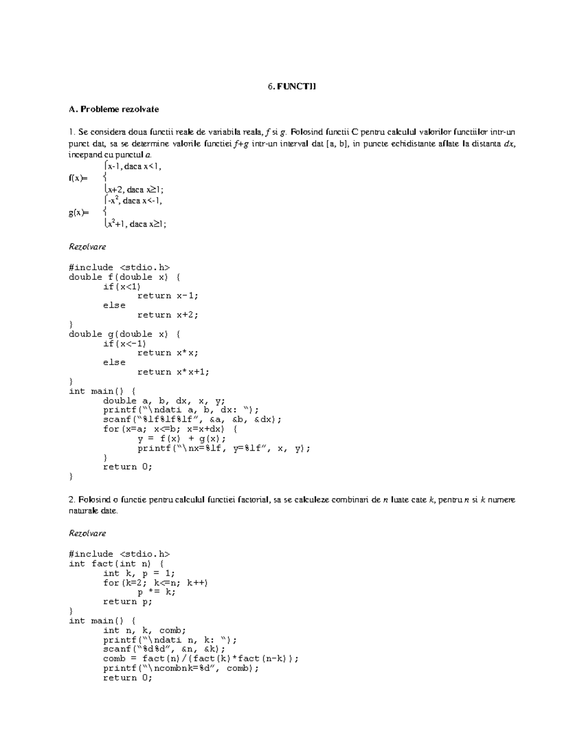 Lab6 Series Of Exercises With One Resolved Studocu