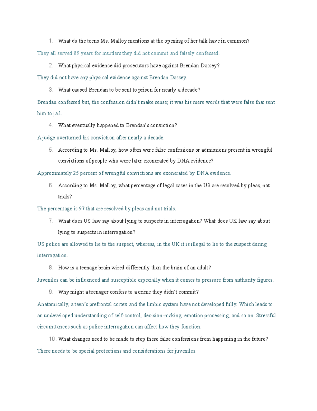 UNIT 6 CRIM LAB - Edgenuity Unit 6 Criminology Lab - What do the teens