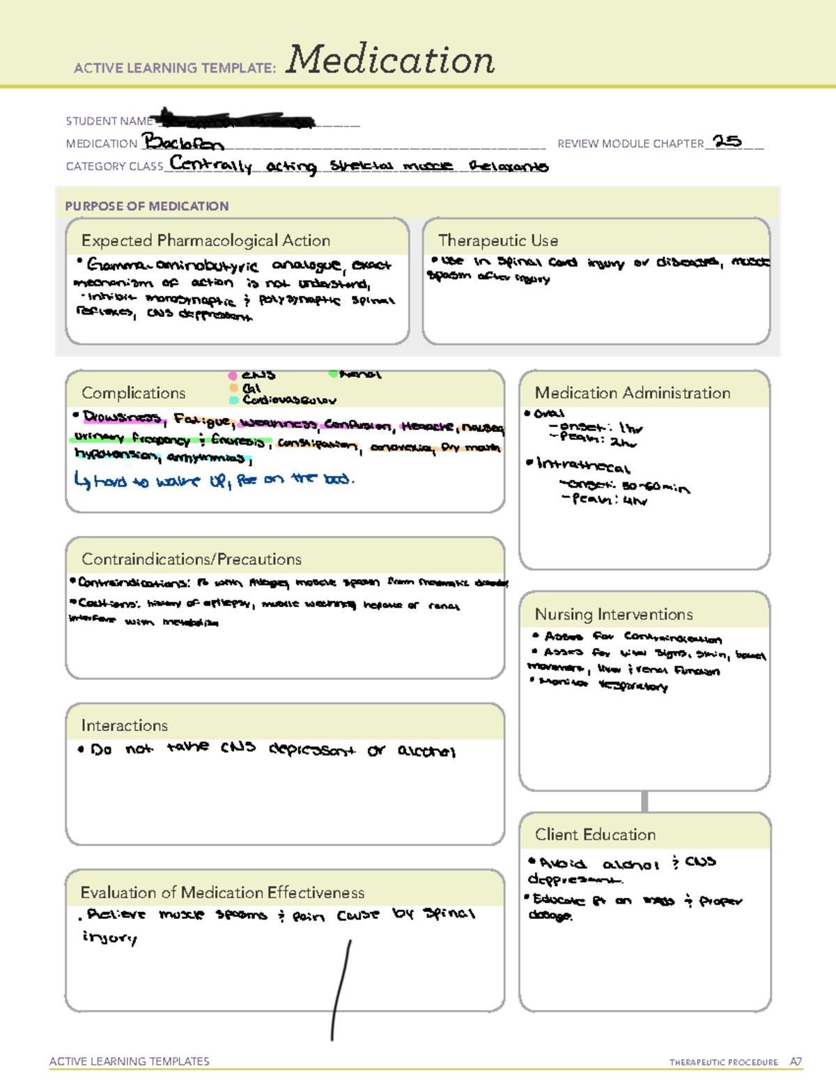 ATI B Template - ACTIVE LEARNING TEMPLATES THERAPEUTIC PROCEDURE A ...