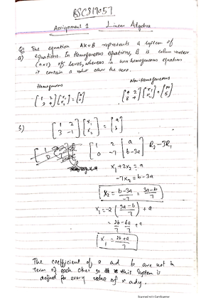 MIT Lecture Notes For Linear Algebra - ZOOMNOTES FOR LINEAR ALGEBRA ...