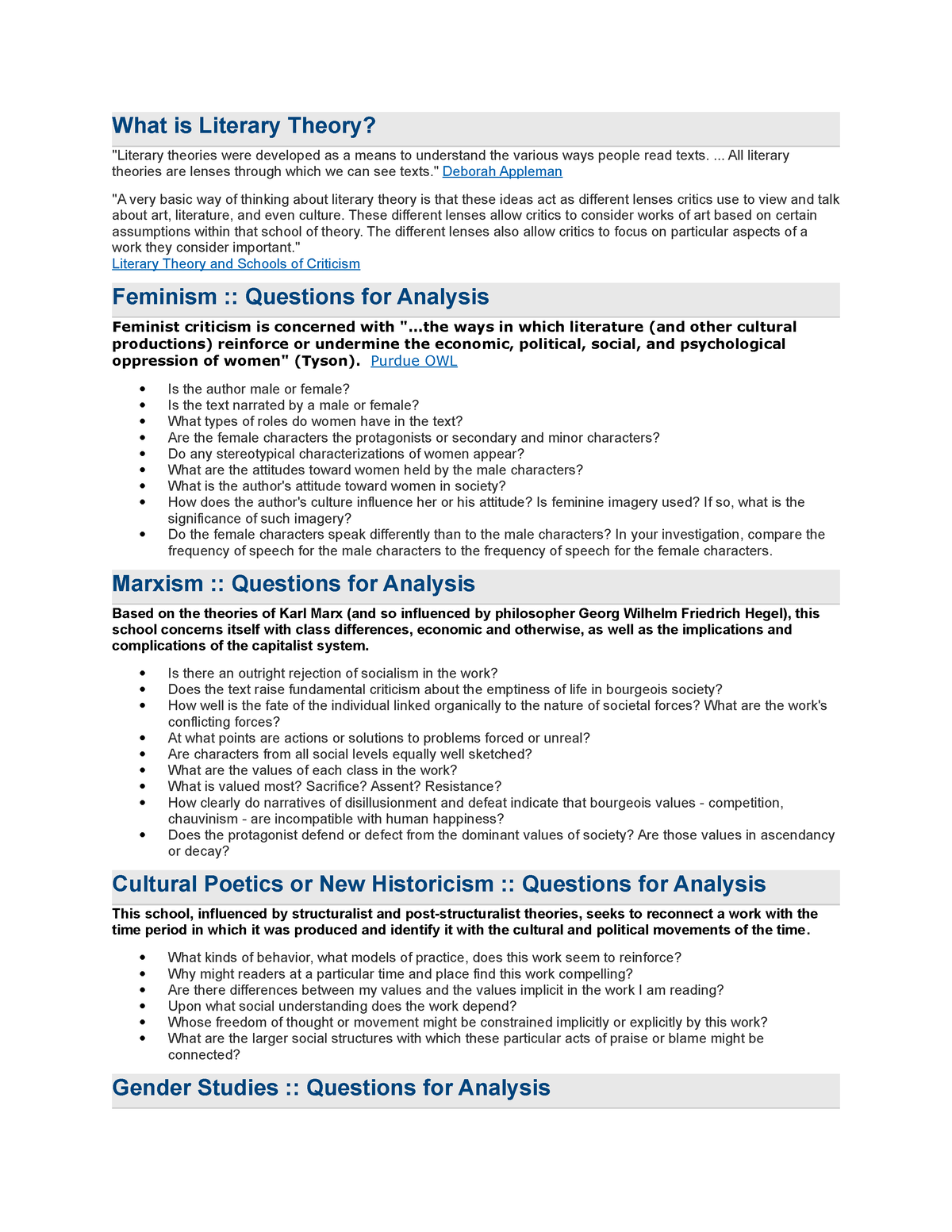 structuralist literature review