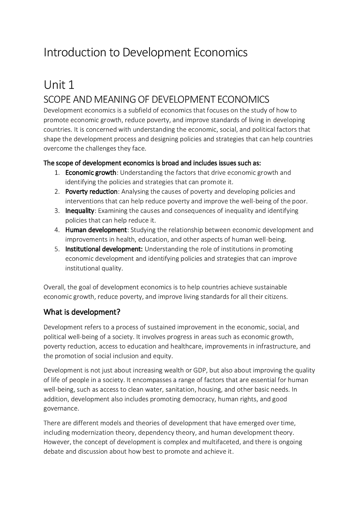 development-economics-summerized-notes-by-felix-introduction-to