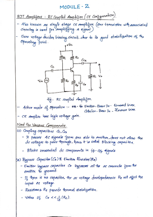 ECT202 Analog Circuits, JULY 2021 - B Reg No.: 020008cT C,. APJ ABDUL ...