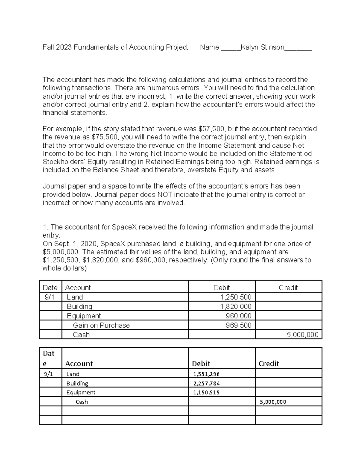 Fall%202023%20Fundamentals%20of%20Accounting%20Project-%20Kalyn ...