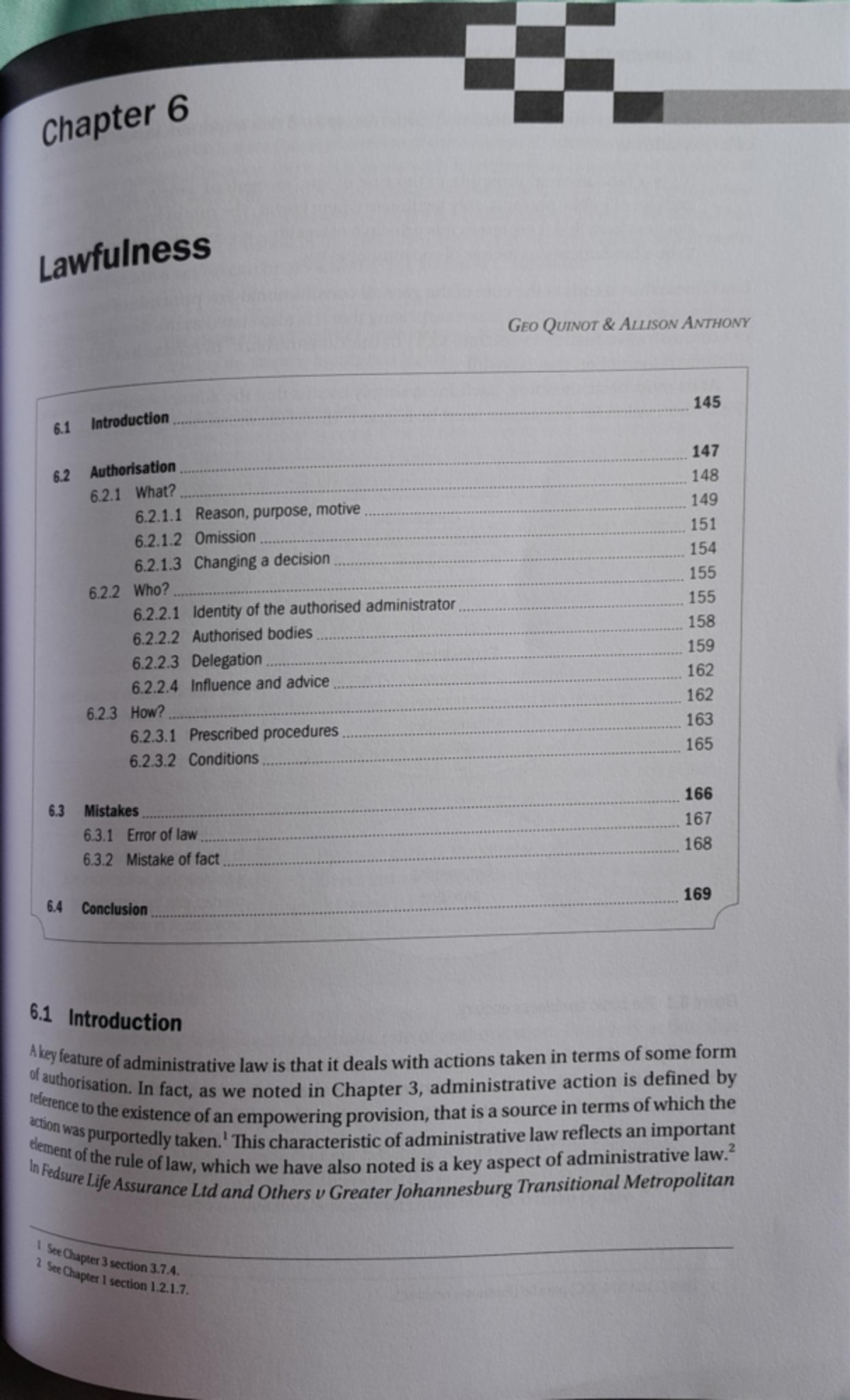 Admin LAW Chapter 6 - notes - IURI 415 - Studocu