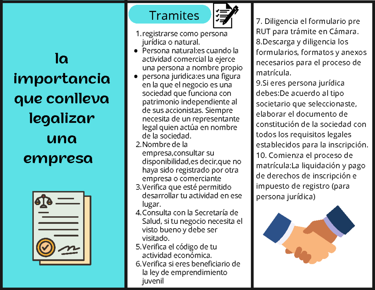 La Importancia Que Conlleva Legalizar Una Empresa - Registrarse Como ...