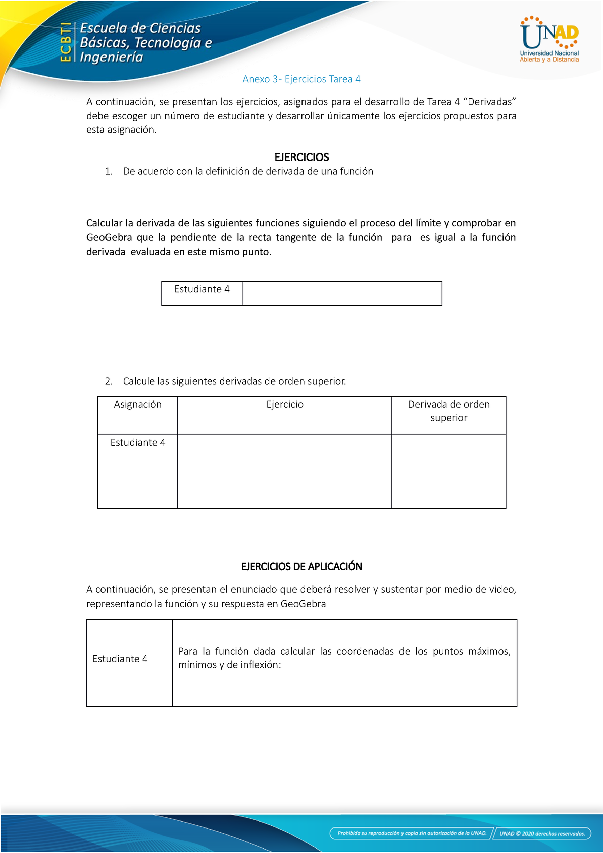 Anexo 3 - Ejercicios Tarea 4 Ayuda - Anexo 3 - Ejercicios Tarea 4 A ...