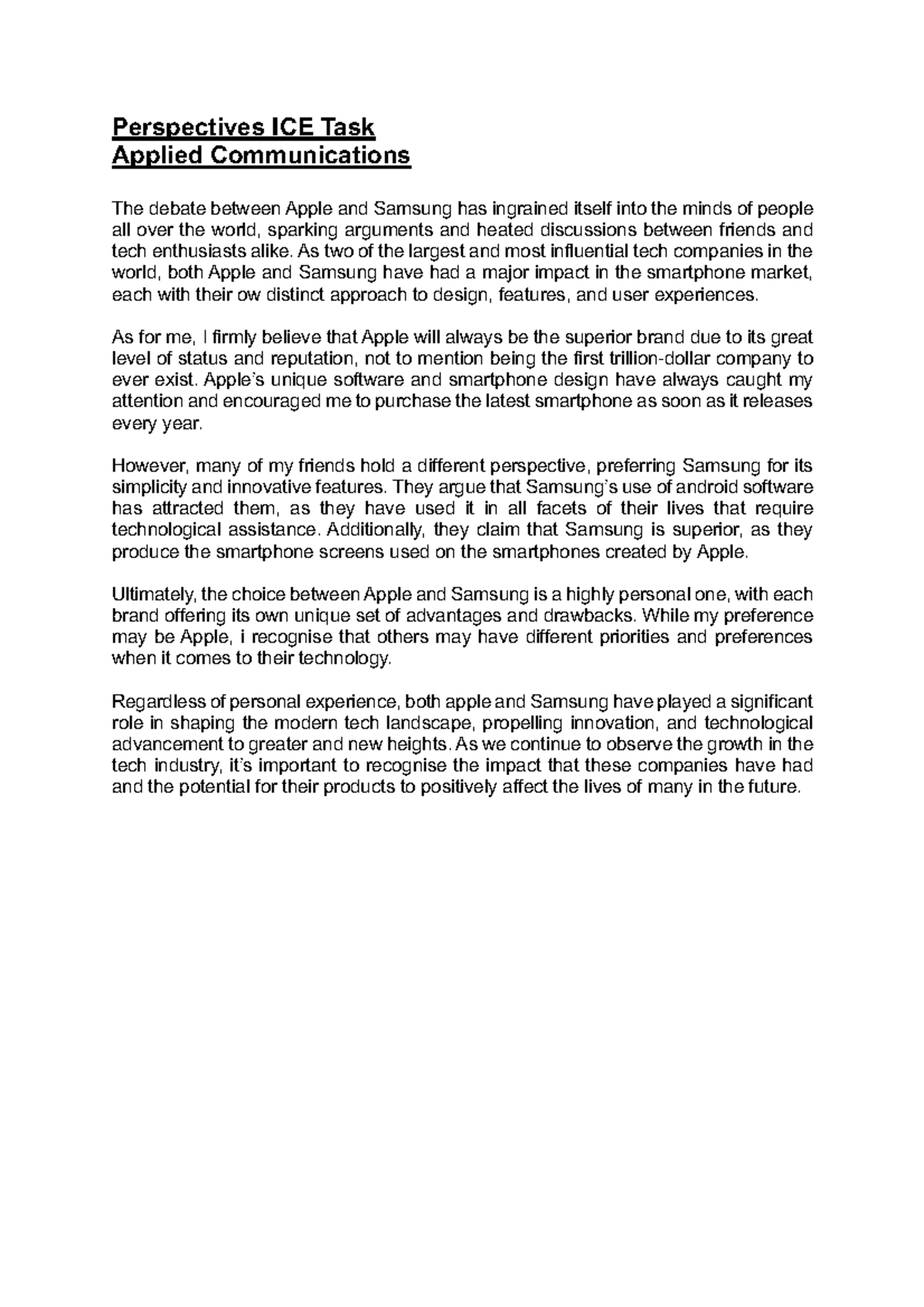 Perspectives ICE Task - jhvv - Perspectives ICE Task Applied ...