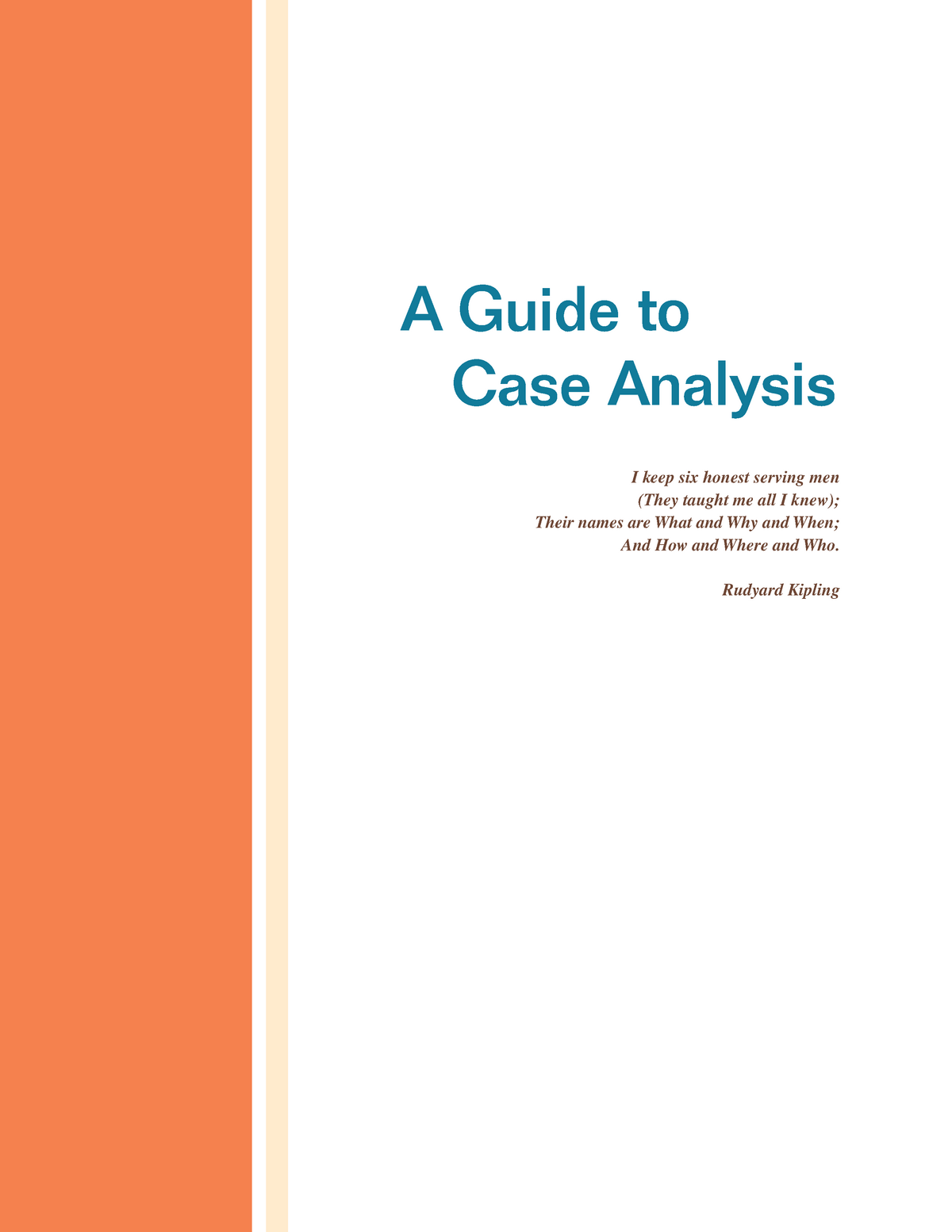 Case Analysis Meaning