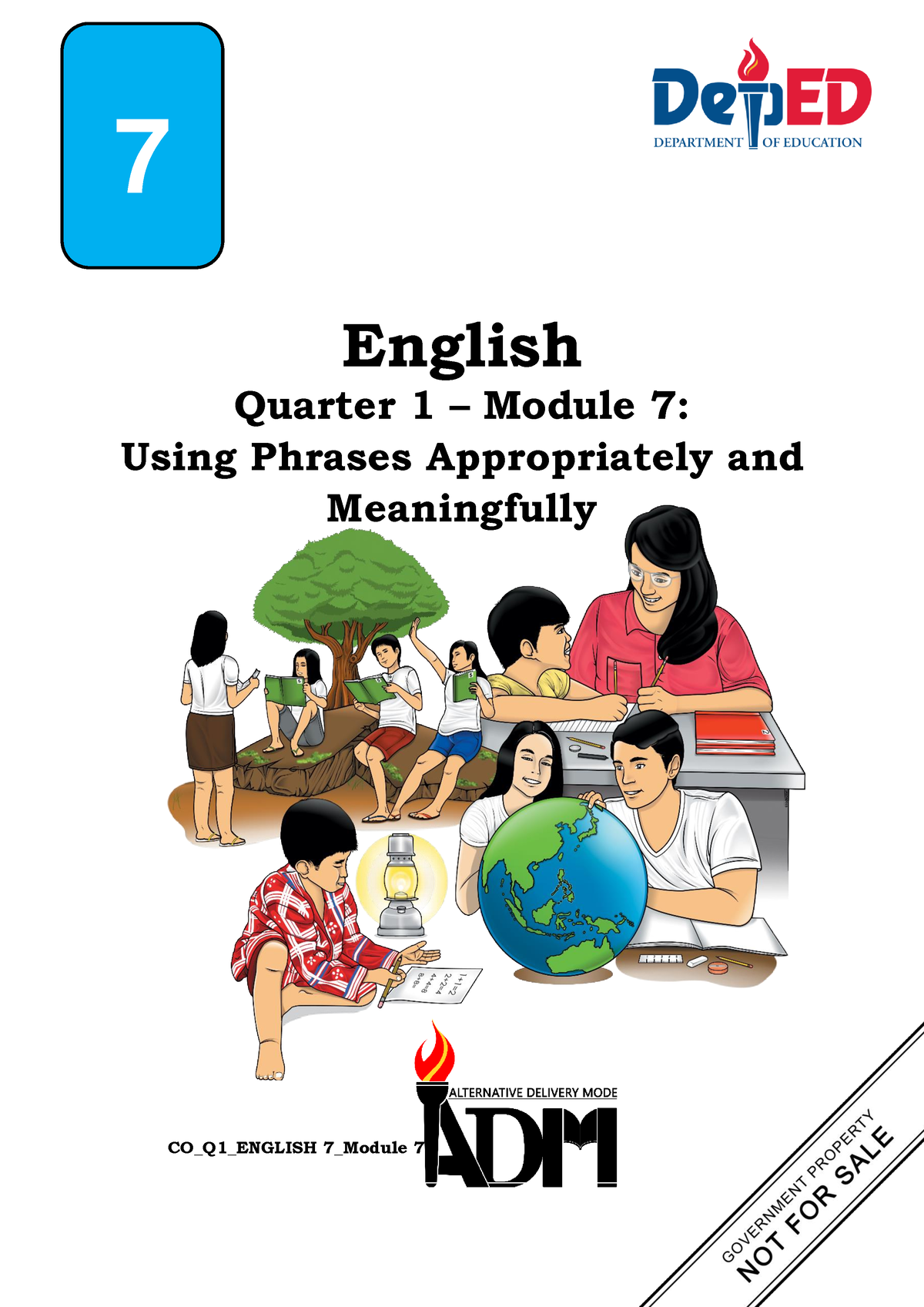 CO Q1 English-7 Module-7 - English Quarter 1 – Module 7: Using Phrases ...