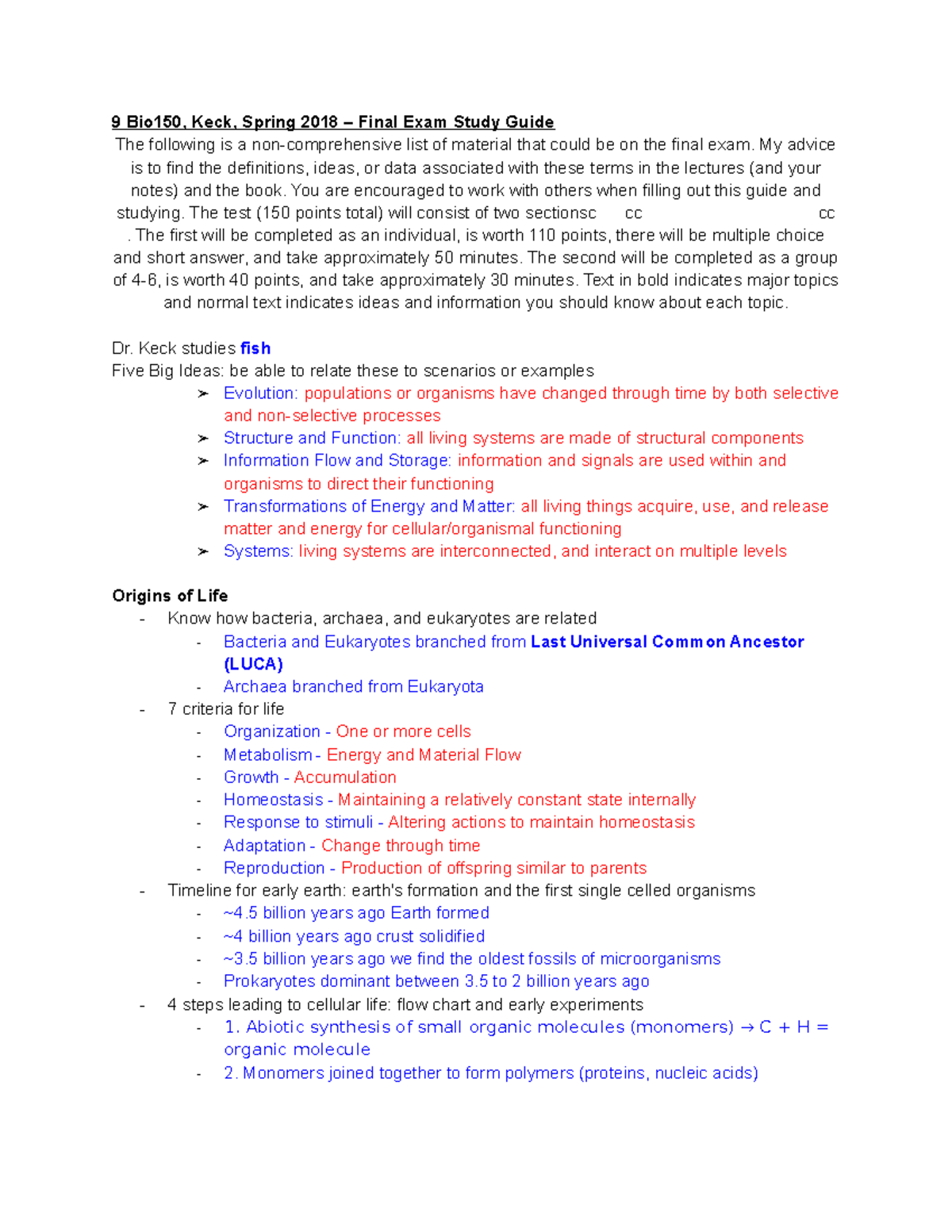 case study bio 150