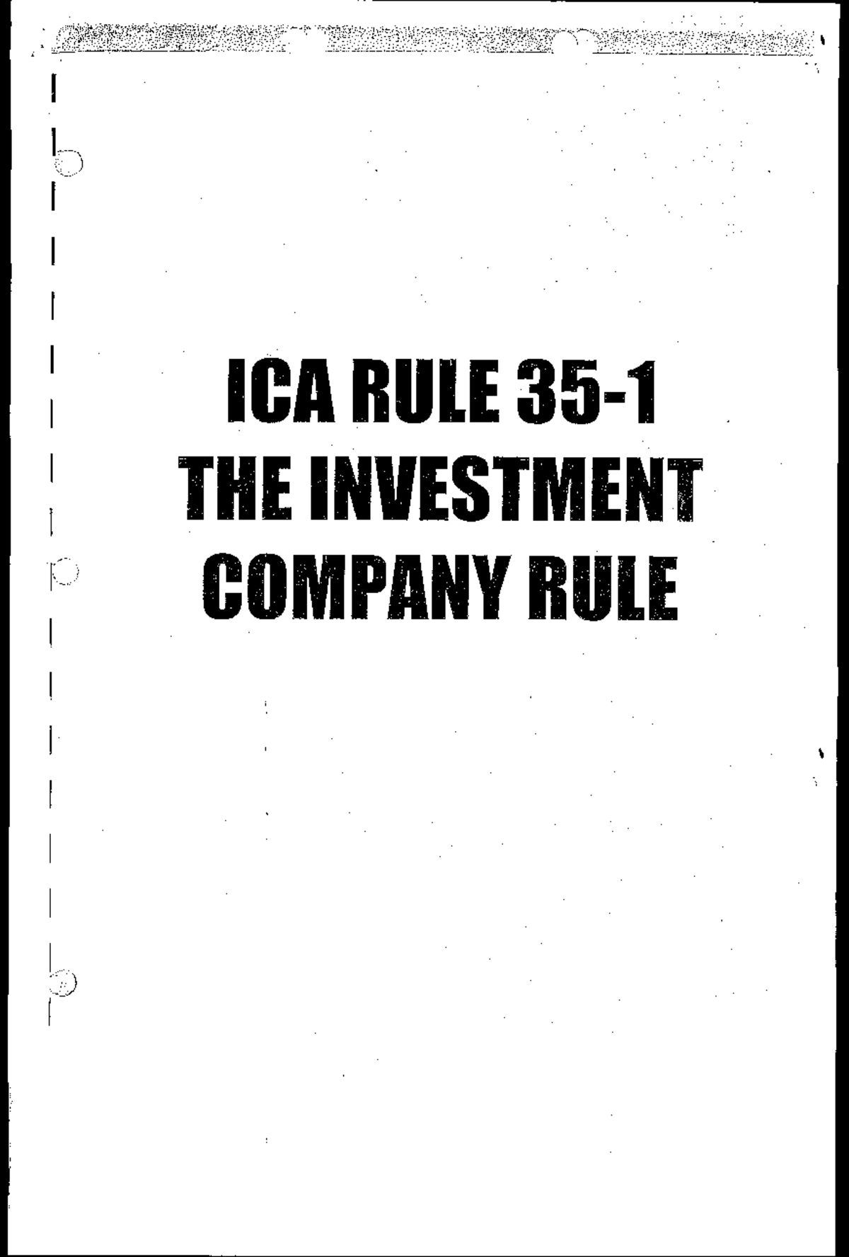 Investment Company Rule Economy làm bài nữa á Studocu