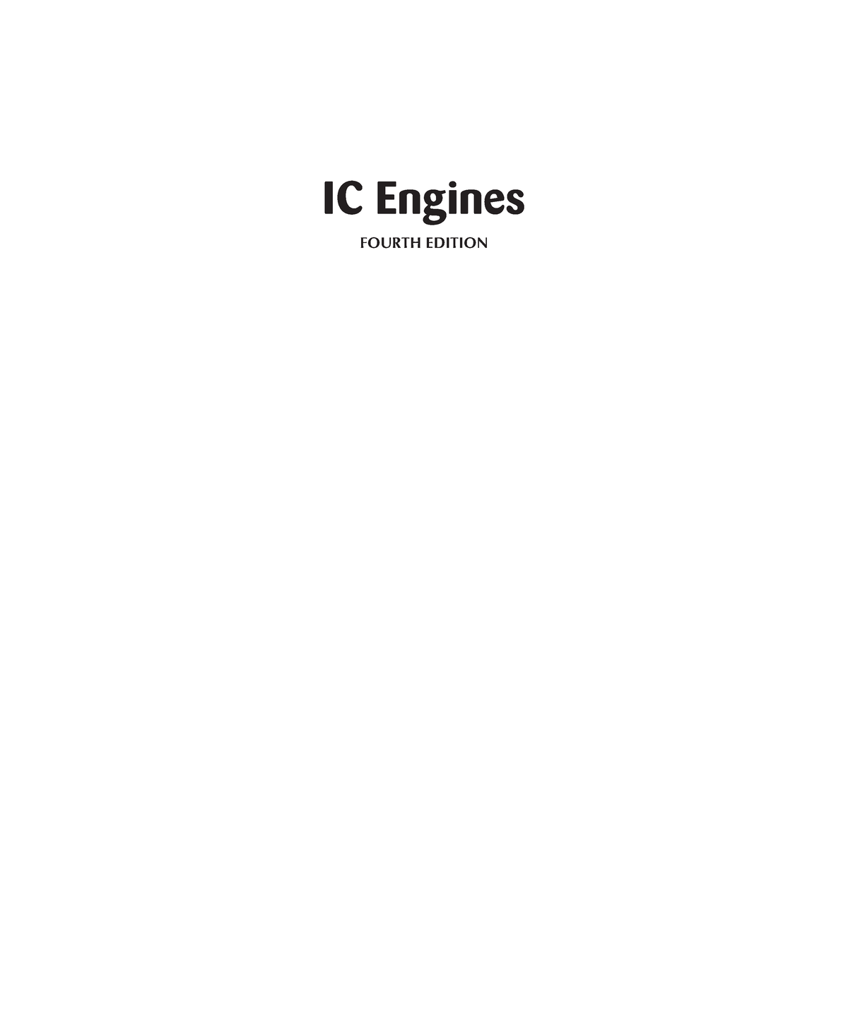 Internal Combustion Engines By Ganesan (z-lib - Contents I IC Engines ...