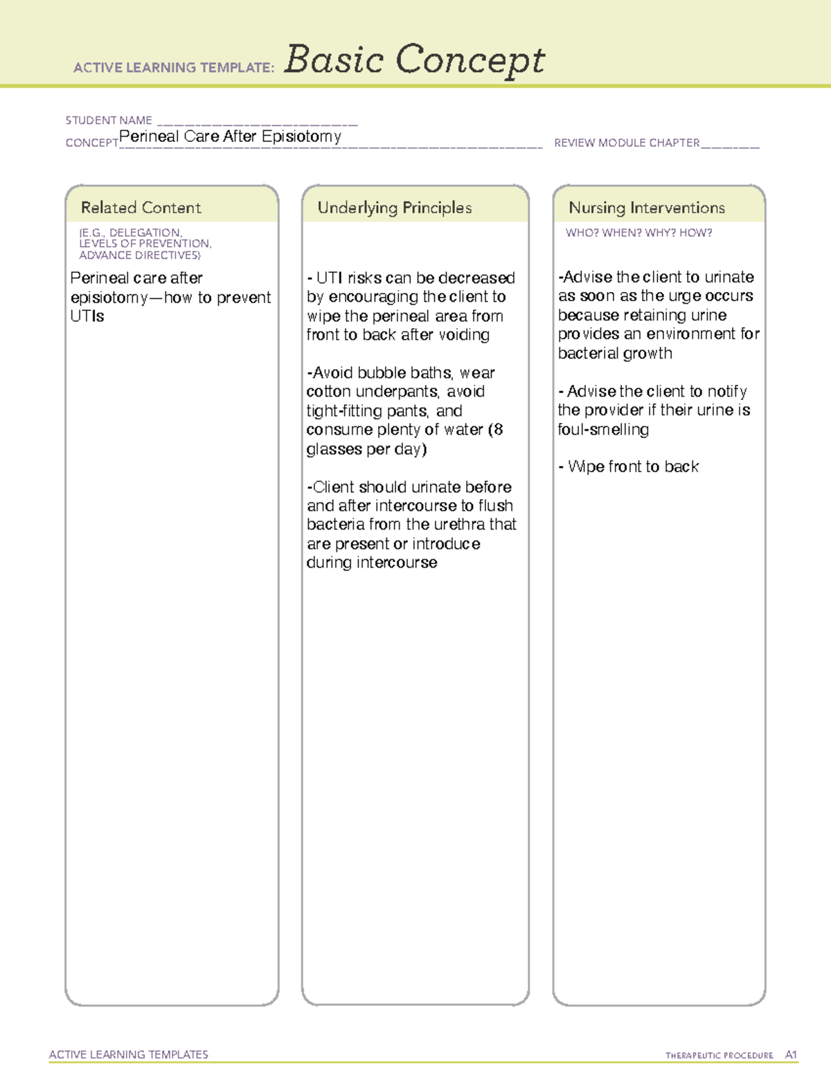 CMS FR 13 - ..... - ACTIVE LEARNING TEMPLATES THERAPEUTIC PROCEDURE A ...