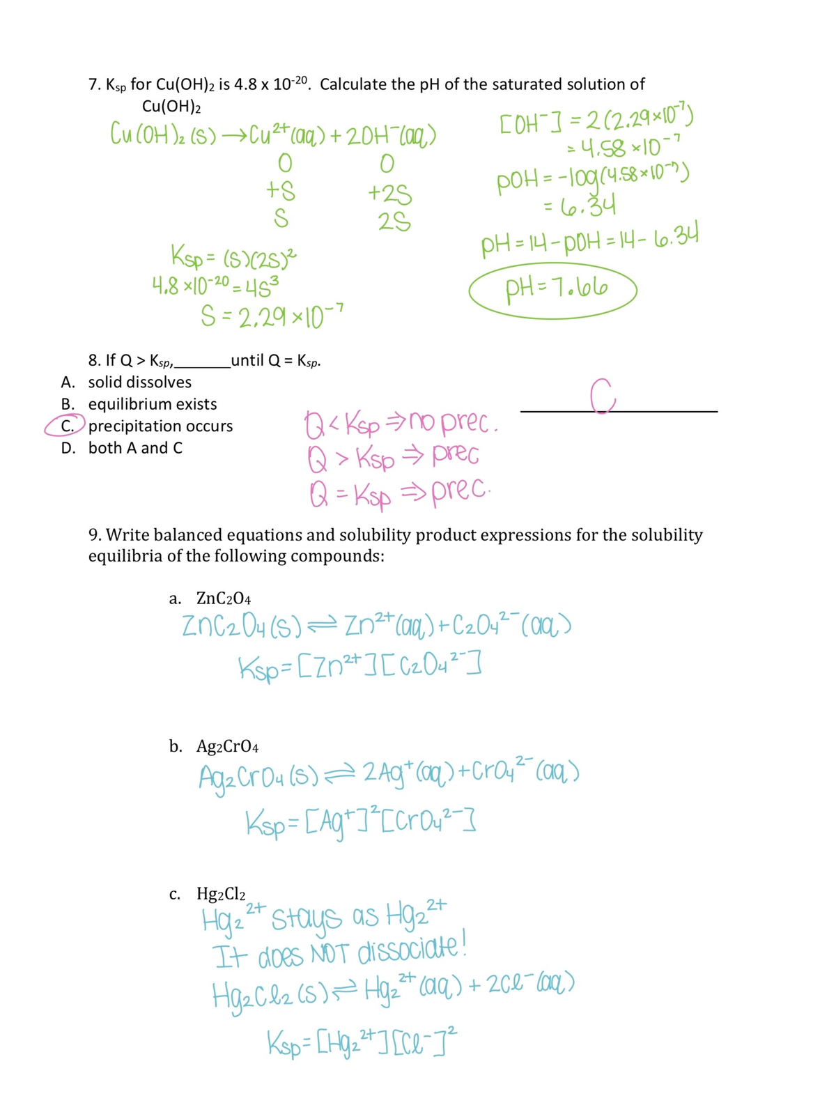 IMG 1112 - Dr.Hatab Chem 132 Practice Questions: Chapter 15 - CHEM 130 ...