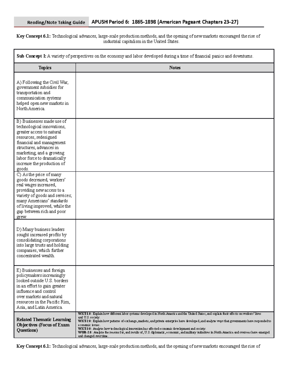 Period 6 - psych - Key Concept 6: Technological advances, large-scale ...