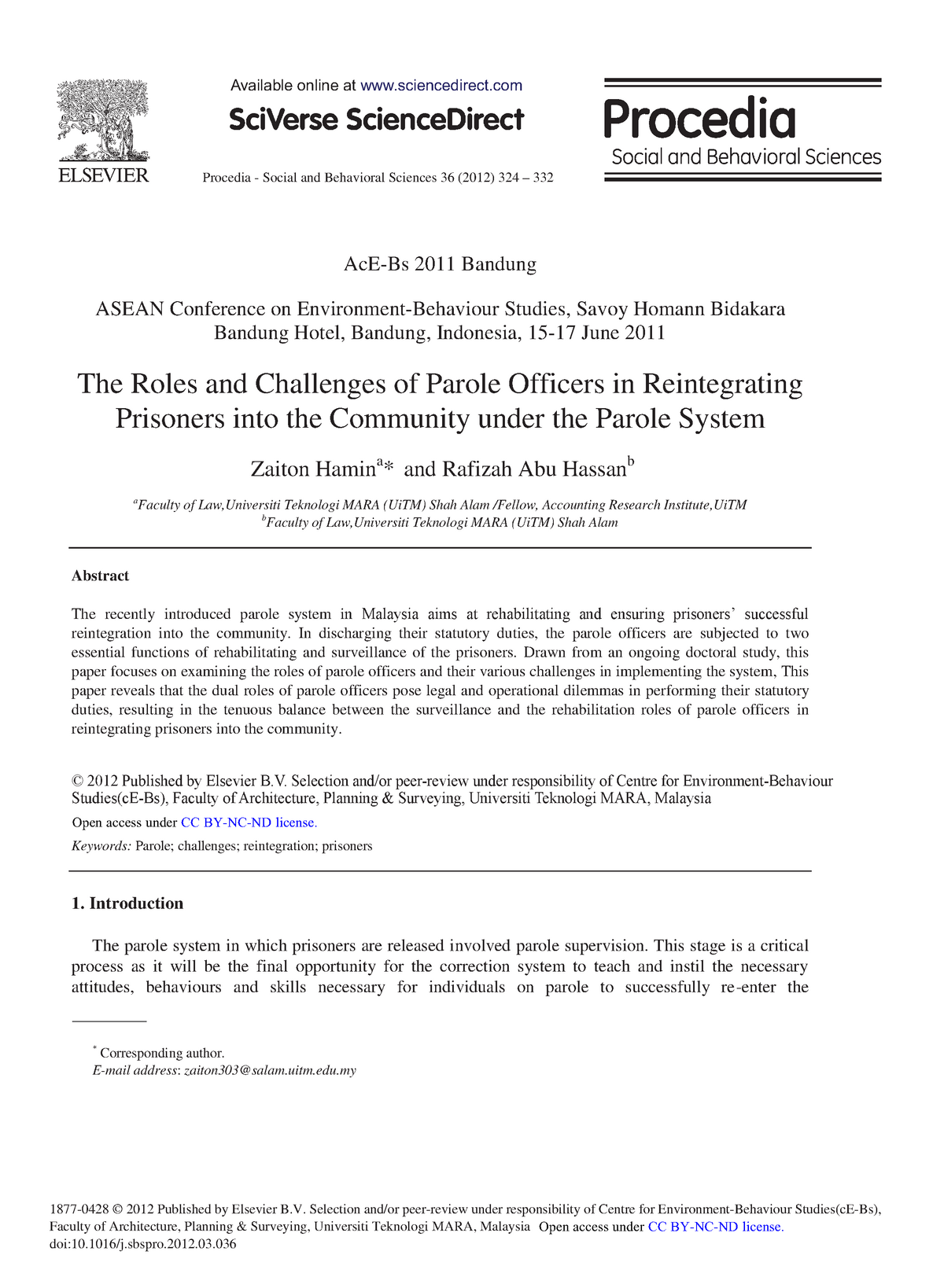 The Roles And Challenges Of Parole Officers In Reintegrating Prisoners   Thumb 1200 1638 