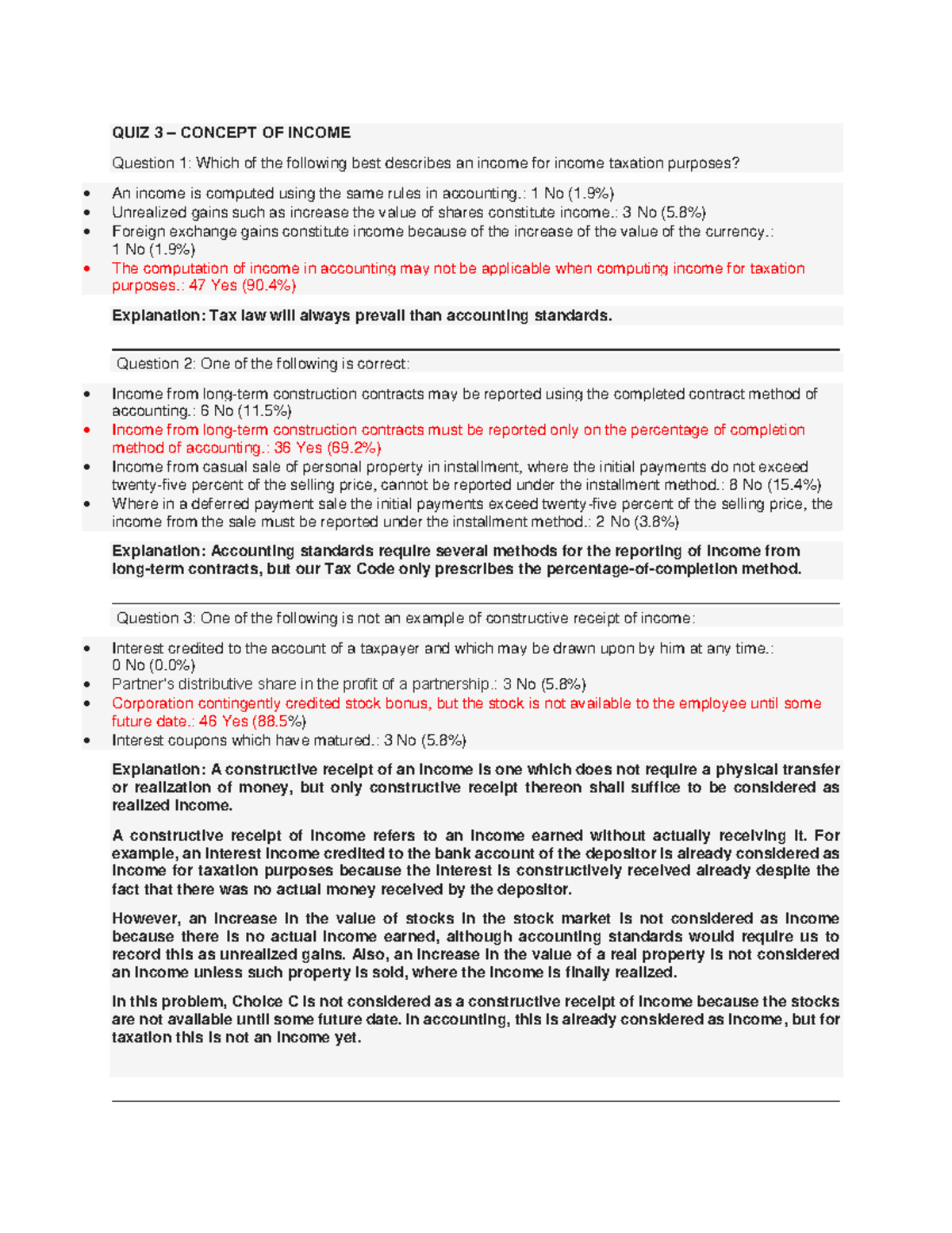Quiz 3 Concept of QUIZ 3 CONCEPT OF Question 1 Which of the following best