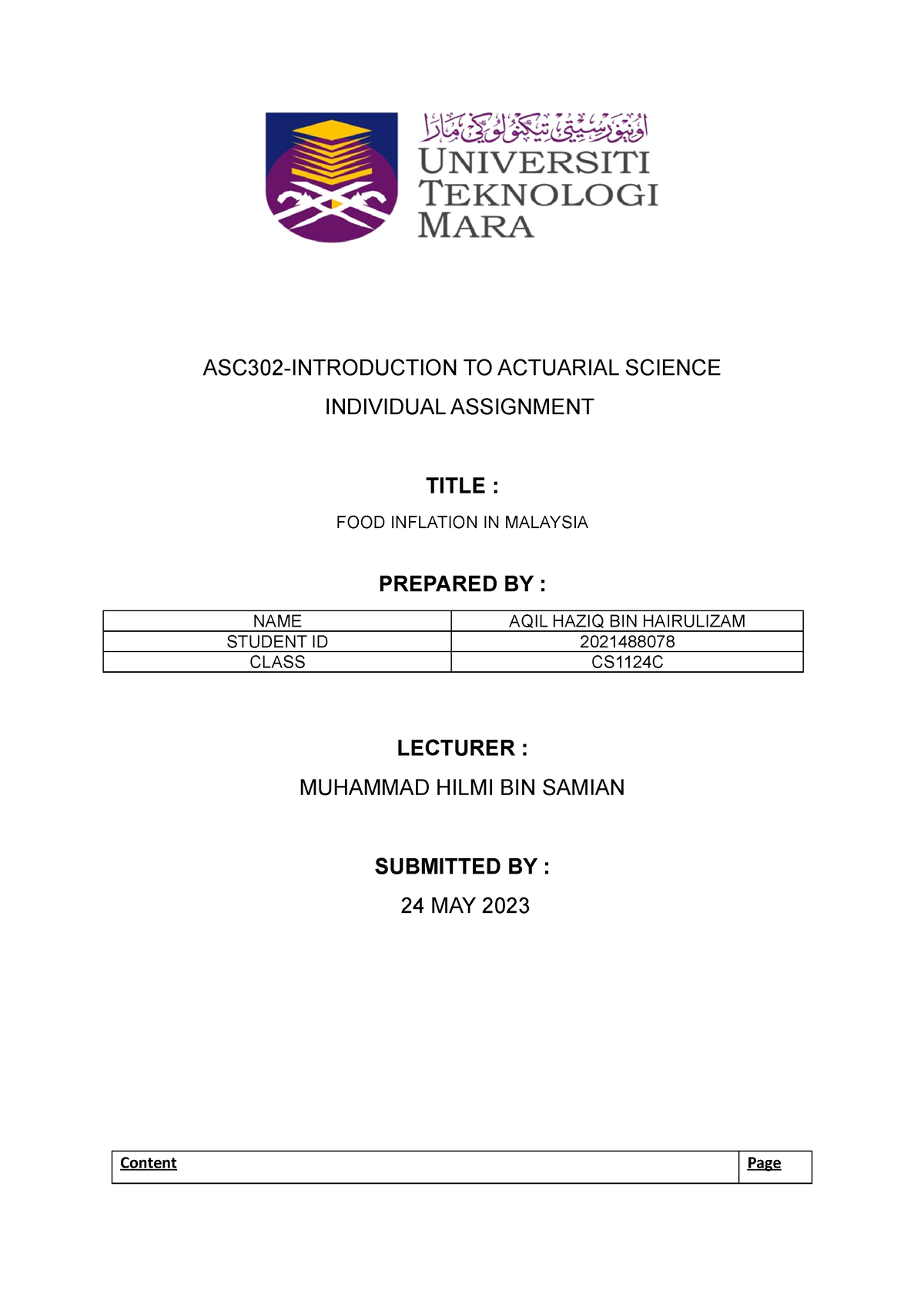 phd thesis in actuarial science