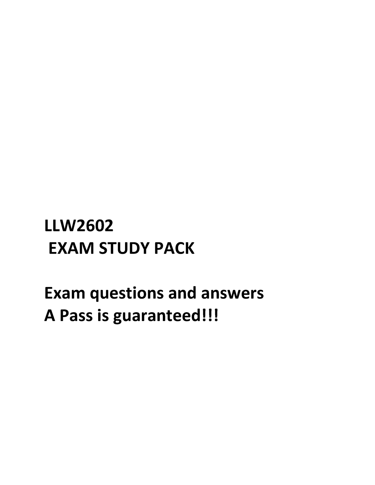 llw2602 assignment answers