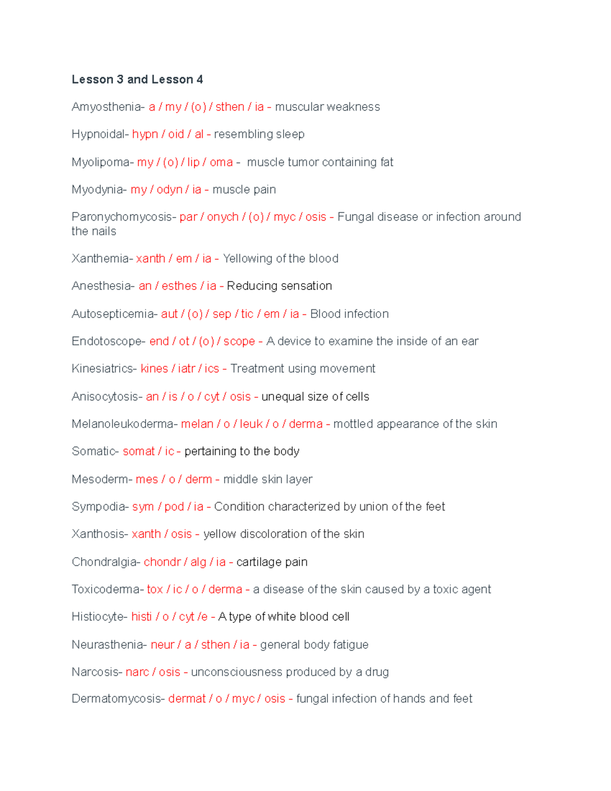 lesson-3-4-medical-terms-to-know-lesson-3-and-lesson-4-amyosthenia