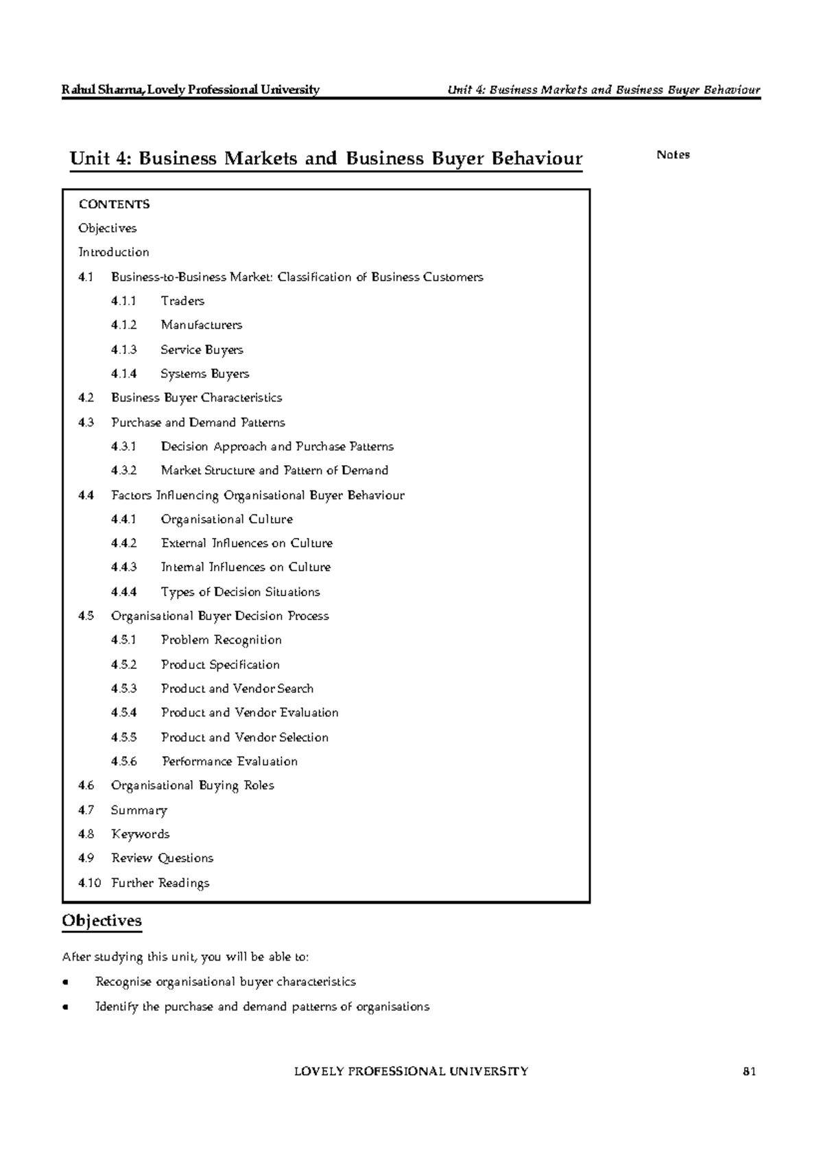 Essentials OF Marketing Chapter 4 - Unit 4: Business Markets And ...