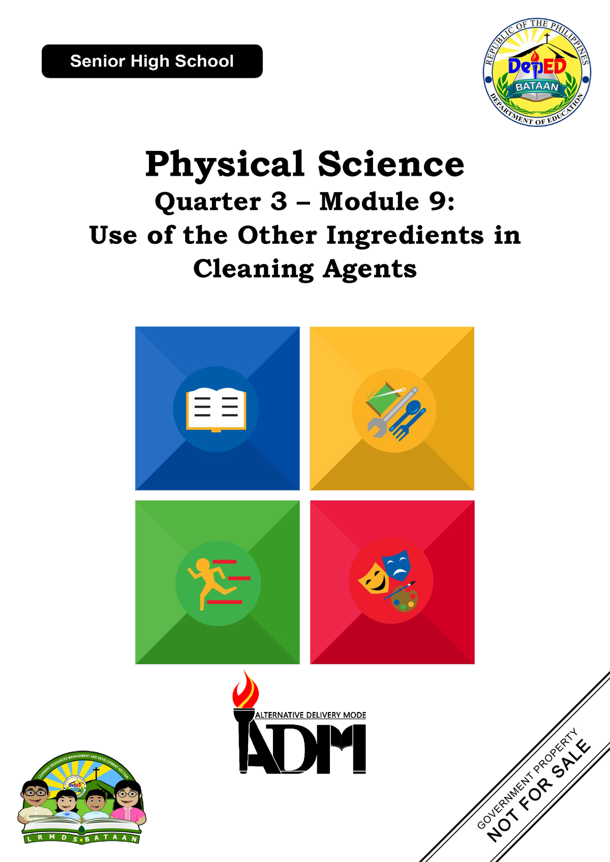 Physical Science 11 Module 9 Use of Other Ingredients in Cleaning