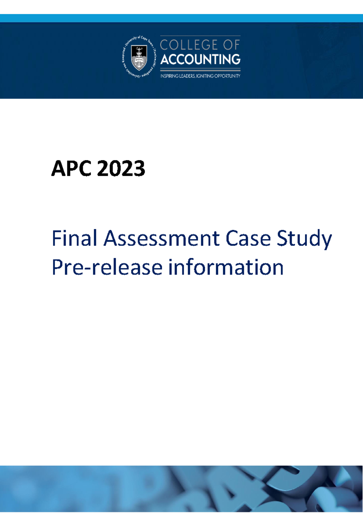 apc case study presentation