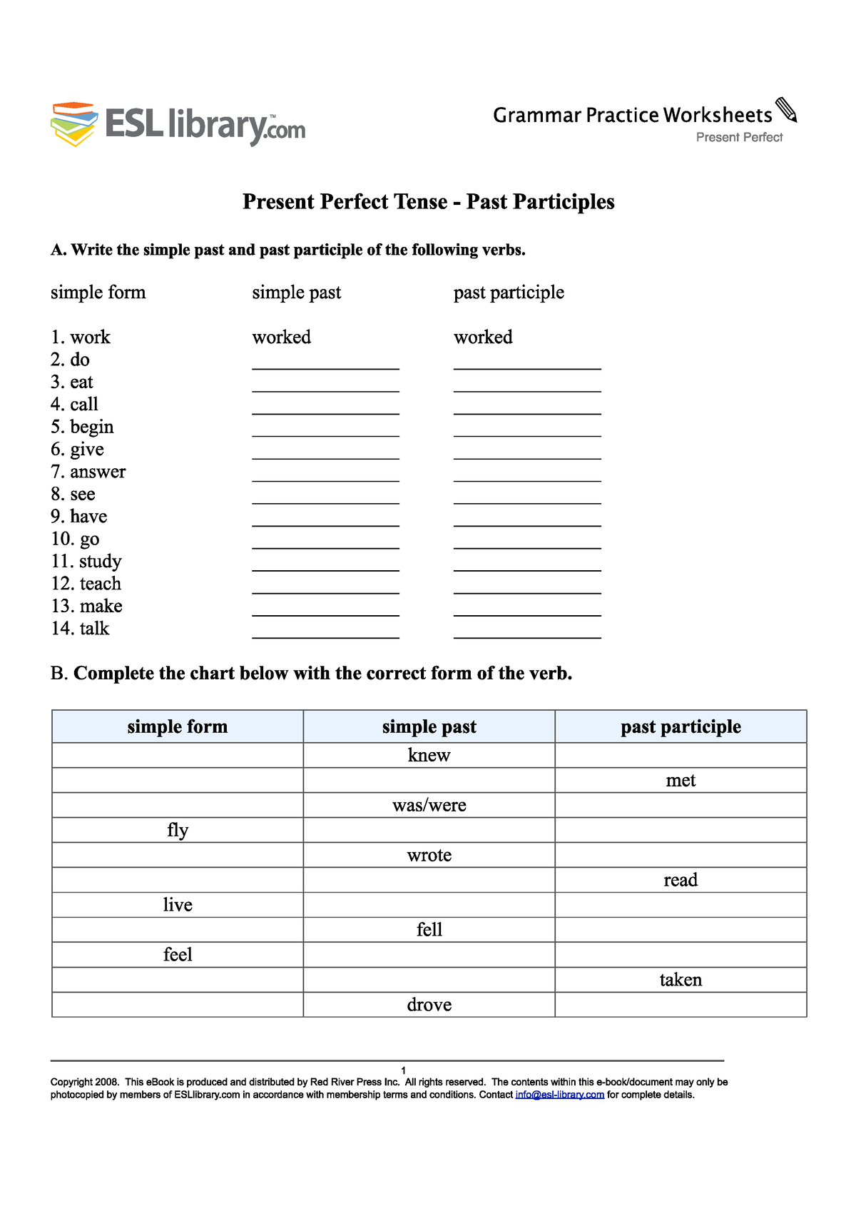 Present Perfect Resolver Inglés Iii Studocu