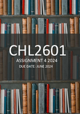 CHL2601 - Unisa - Children's Literature - Studocu