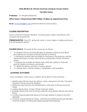Slave Narratives African American Lit Final Paper copy - Kiana A. Young ...
