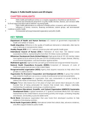Chapter 1 Module and Blueprint - Chapter 1: Public Health Nursing ...