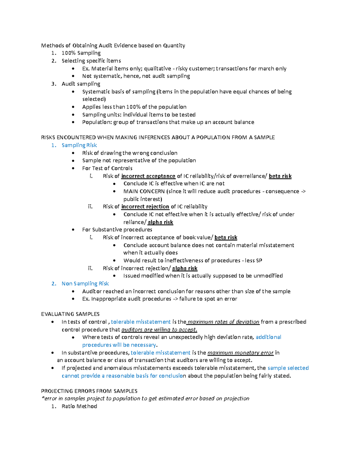 [Auditing Basics] Audit Sampling and Sampling Techniques - Auditing ...