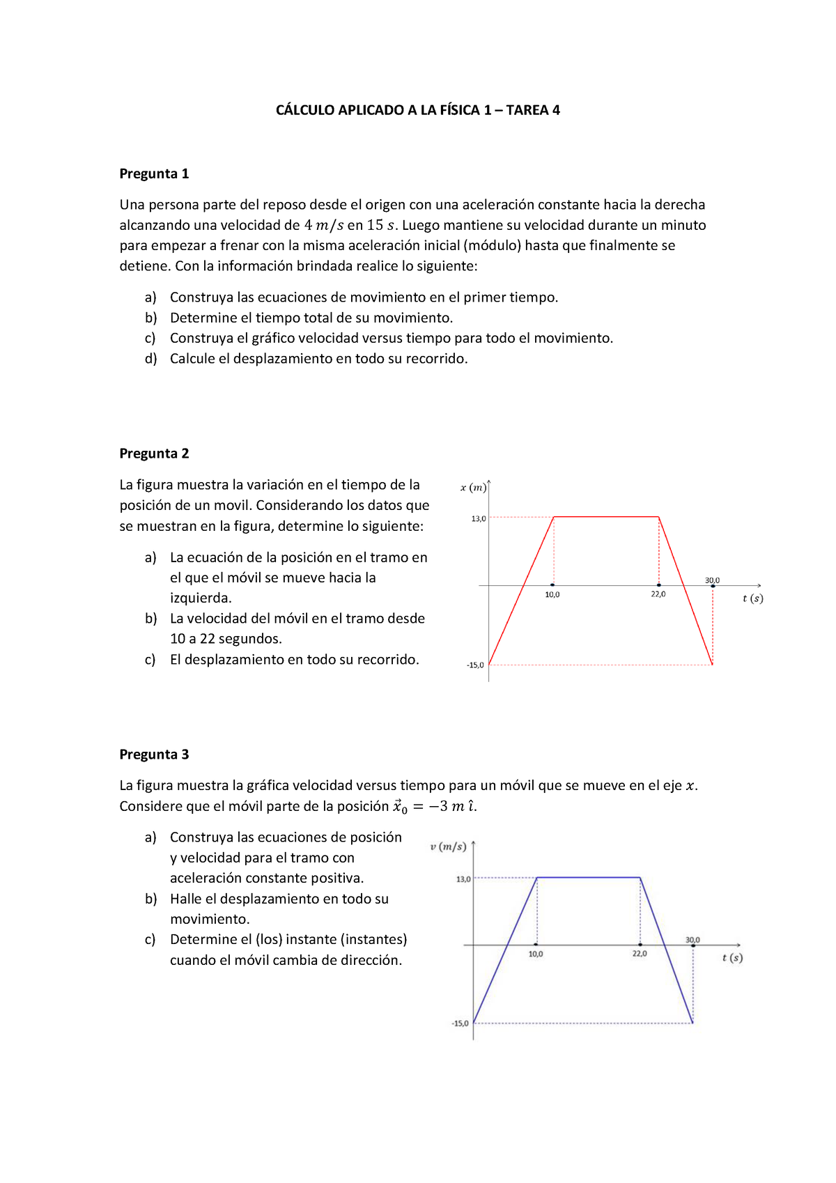 CAF1 Tarea 3 - S04.s3-Taller 3 Calculo Aplicado A La Física 1 UTP - C ...