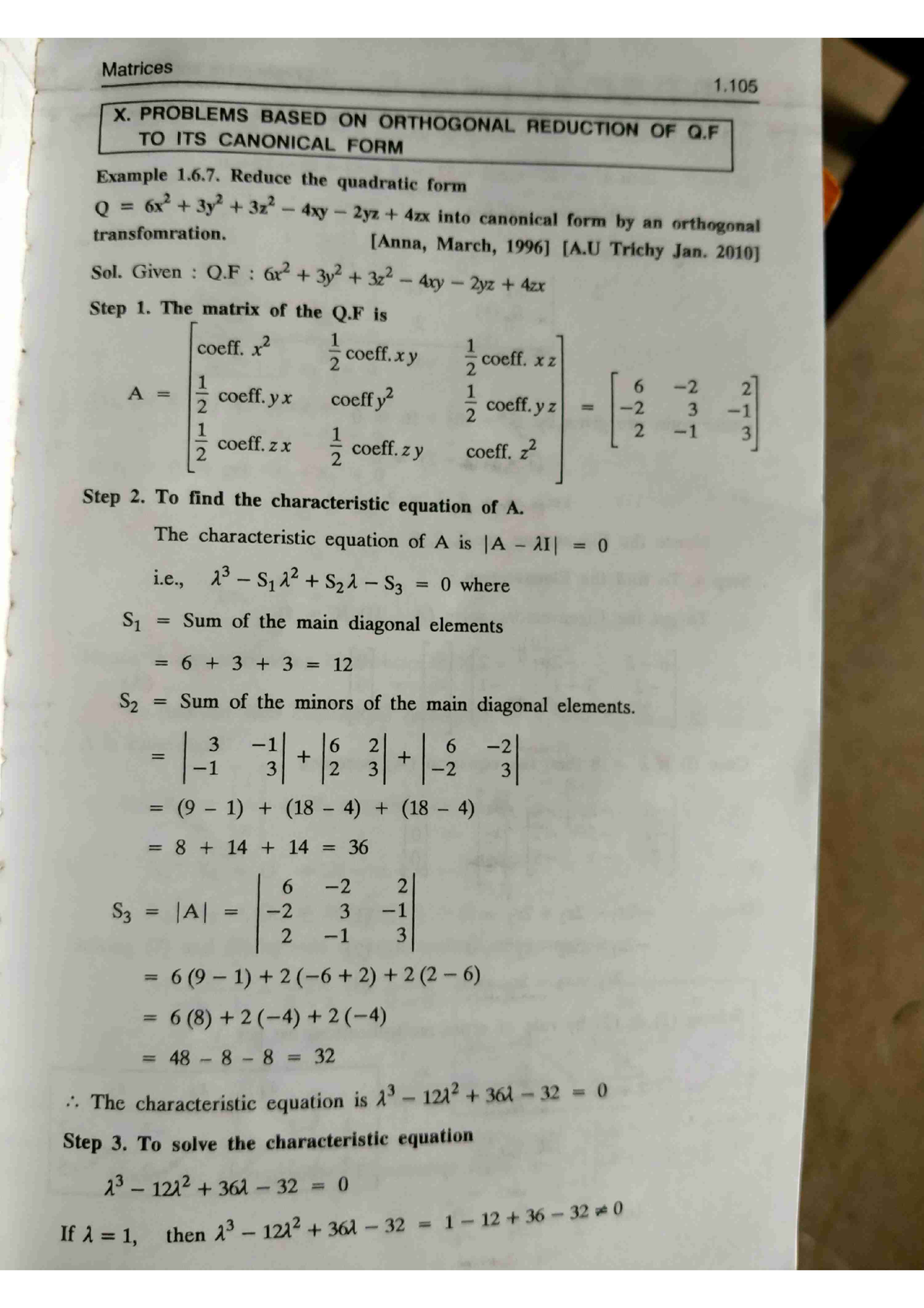 ME Maths Unit 1 - Matrices And Calculus - Studocu