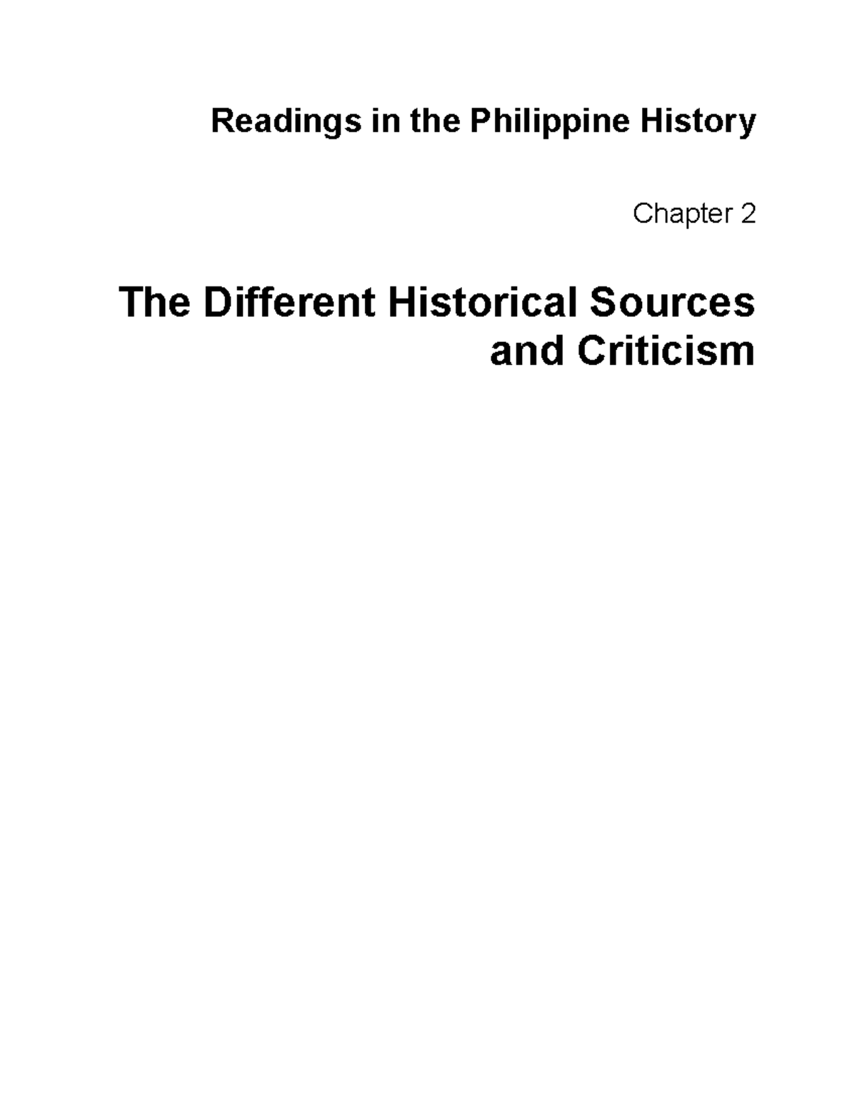 Chapter 2 Readings In The Philippine History - Readings In The ...