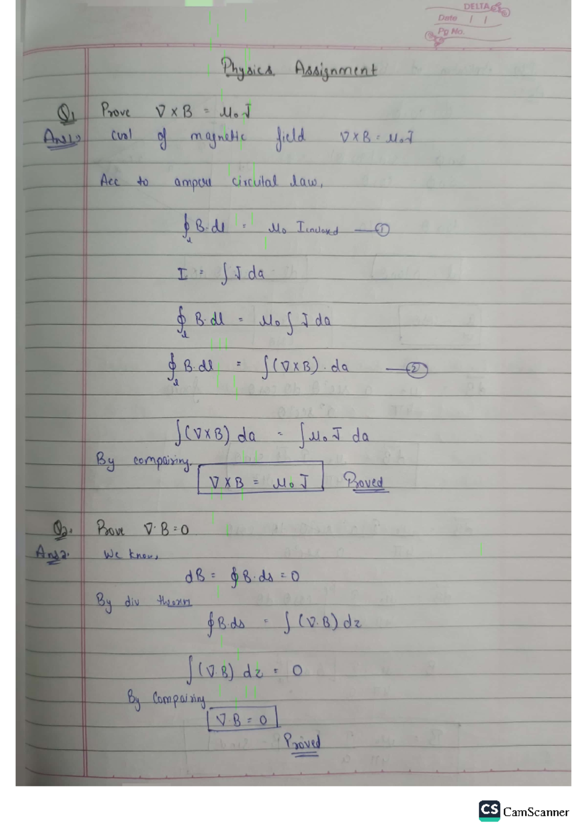 Physics assignment - Notes - Physics-II - Studocu