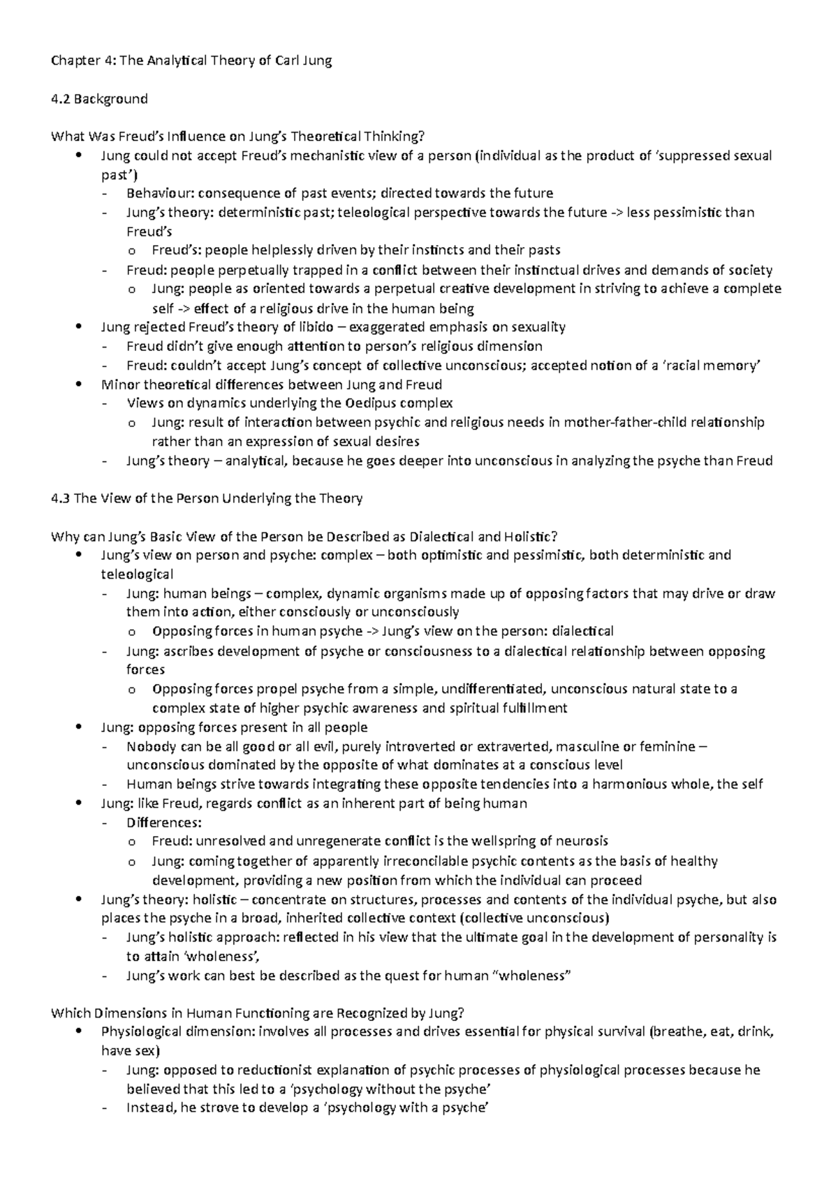 Chapter 4 - Notes for exams/tests - Chapter 4: The Analytical Theory of ...